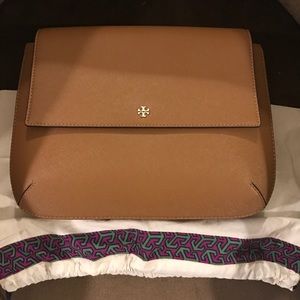 Tory Burch Bark Saffiano Robinson Cross-body Bag